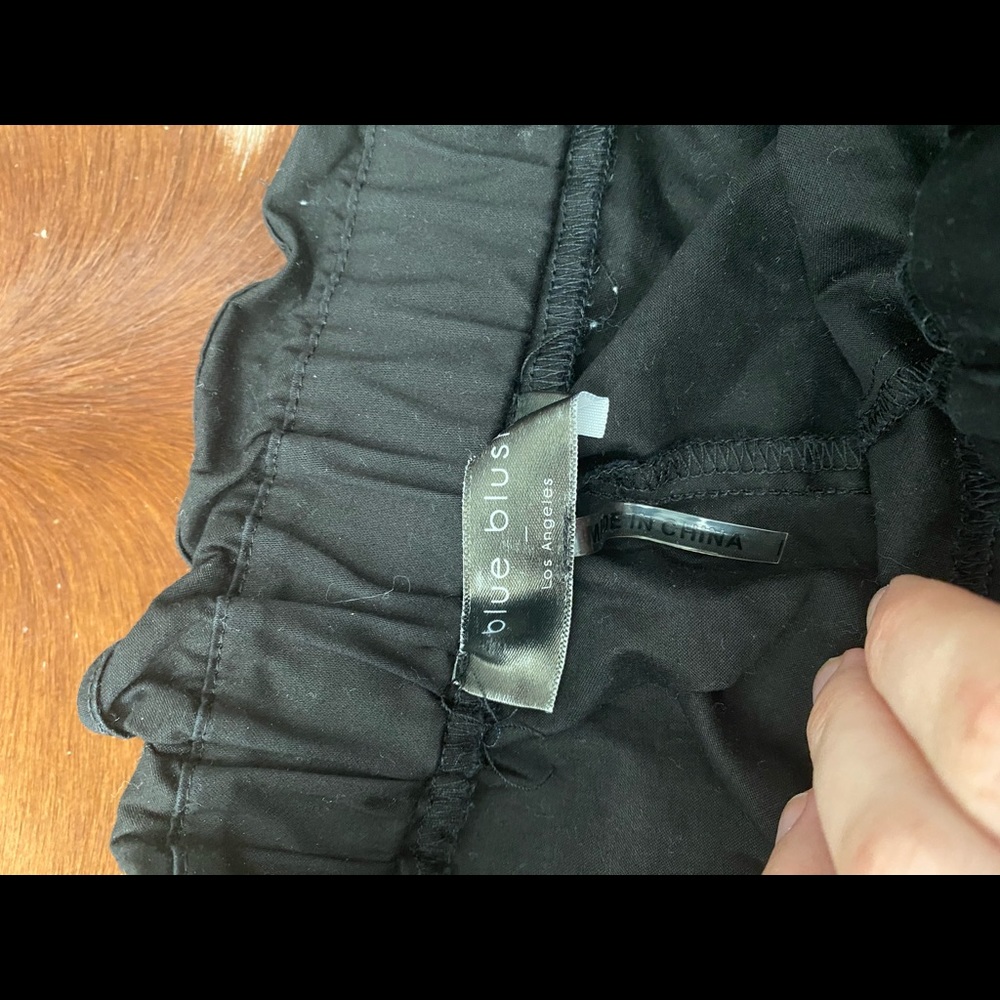 Black Drawstring Pants - Picture 3 of 5